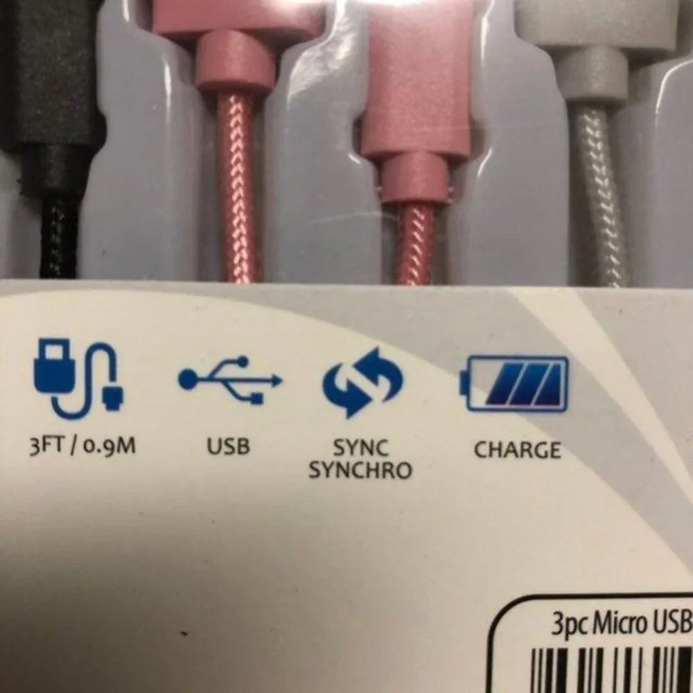 3 Pack Micro USB Chargers
